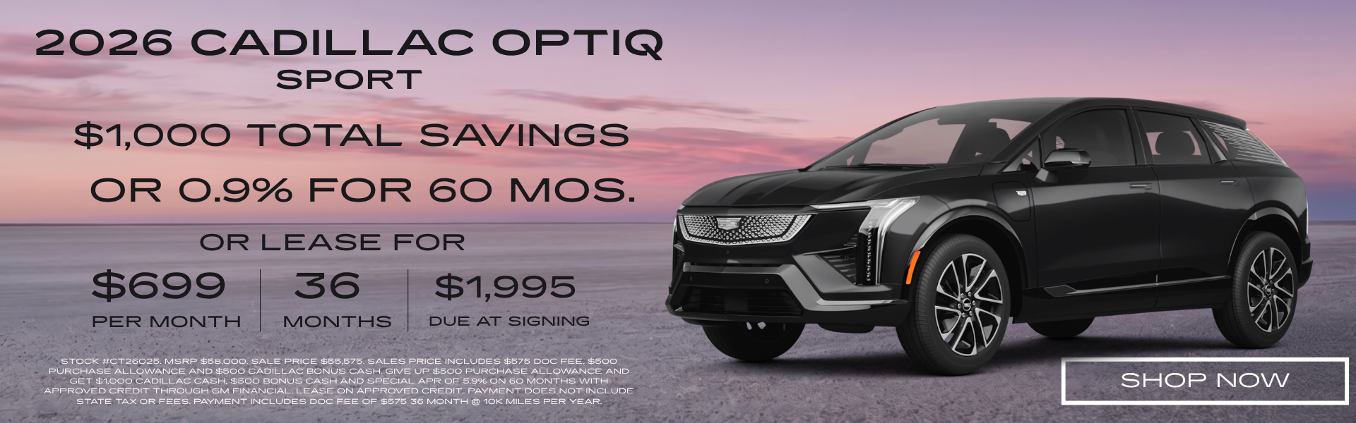 2026 Cadillac Optiq Sport