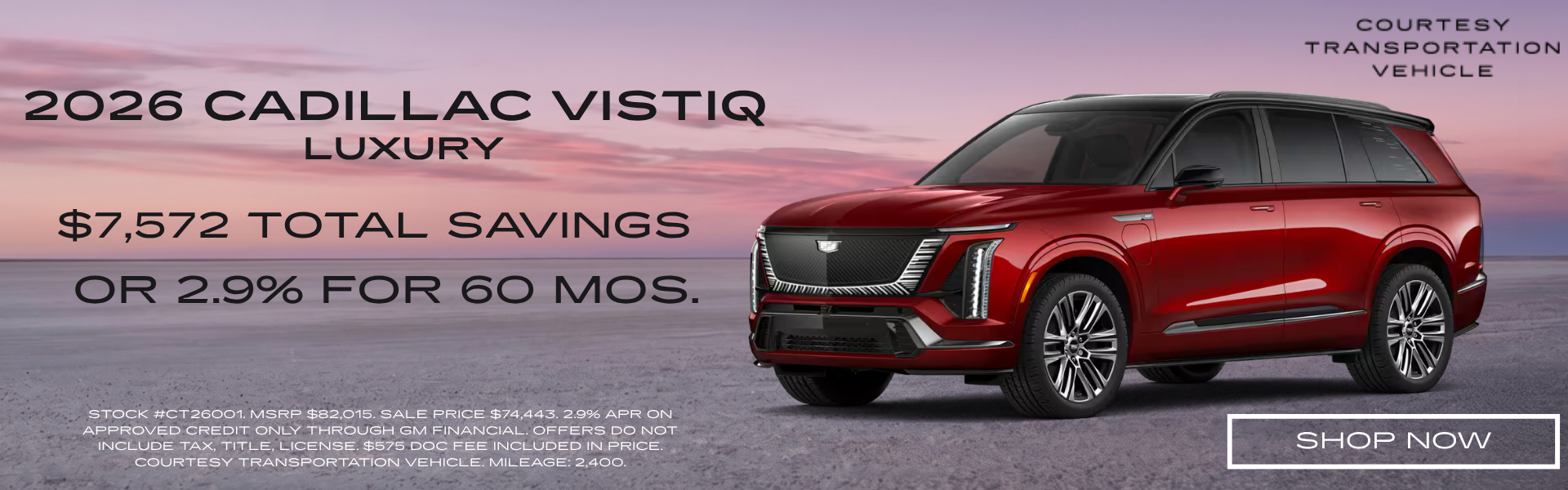 2026 Cadillac Vistiq Luxury