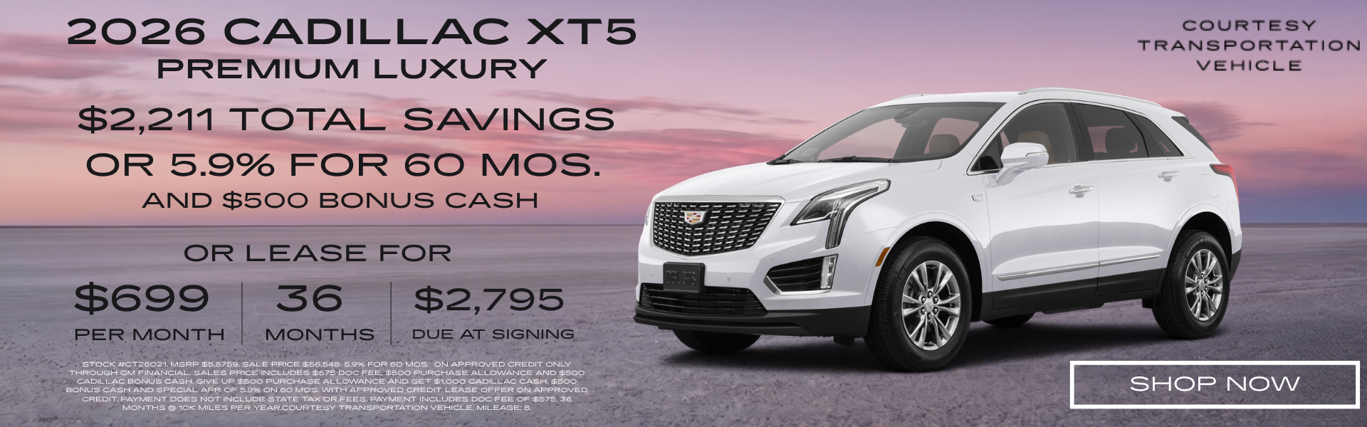 2026 Cadillac XT5 Premium Luxury