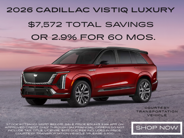 2026 Cadillac Vistiq Luxury