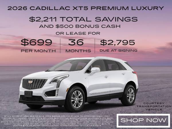 2026 Cadillac XT5 Premium Luxury