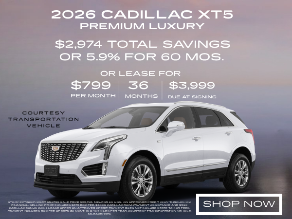 2026 Cadillac XT5
