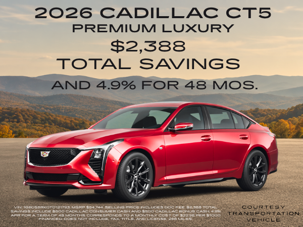 2026 Cadillac CT5