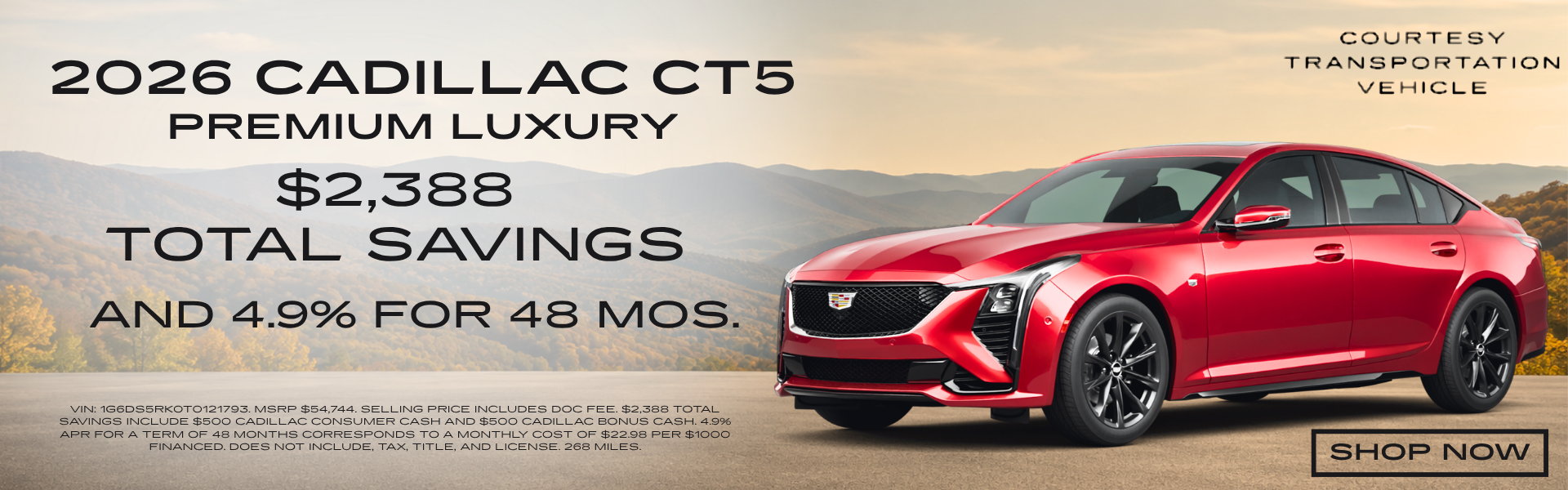 2026 Cadillac CT5