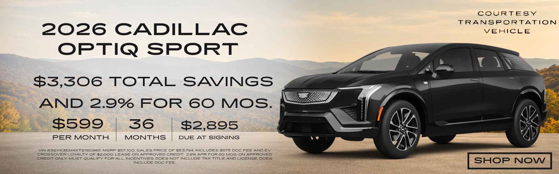 2026 Cadillac Optiq Sport