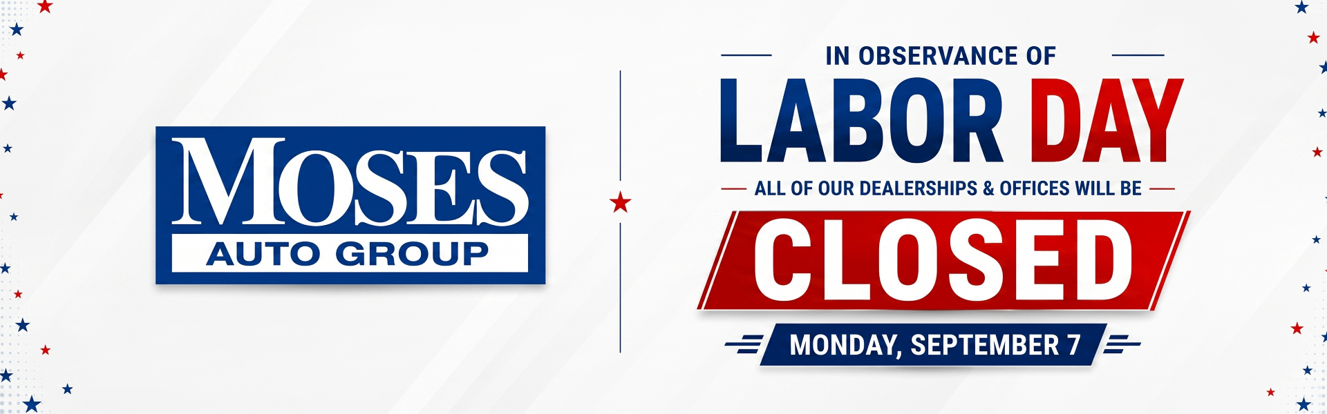 Labor Day Hours