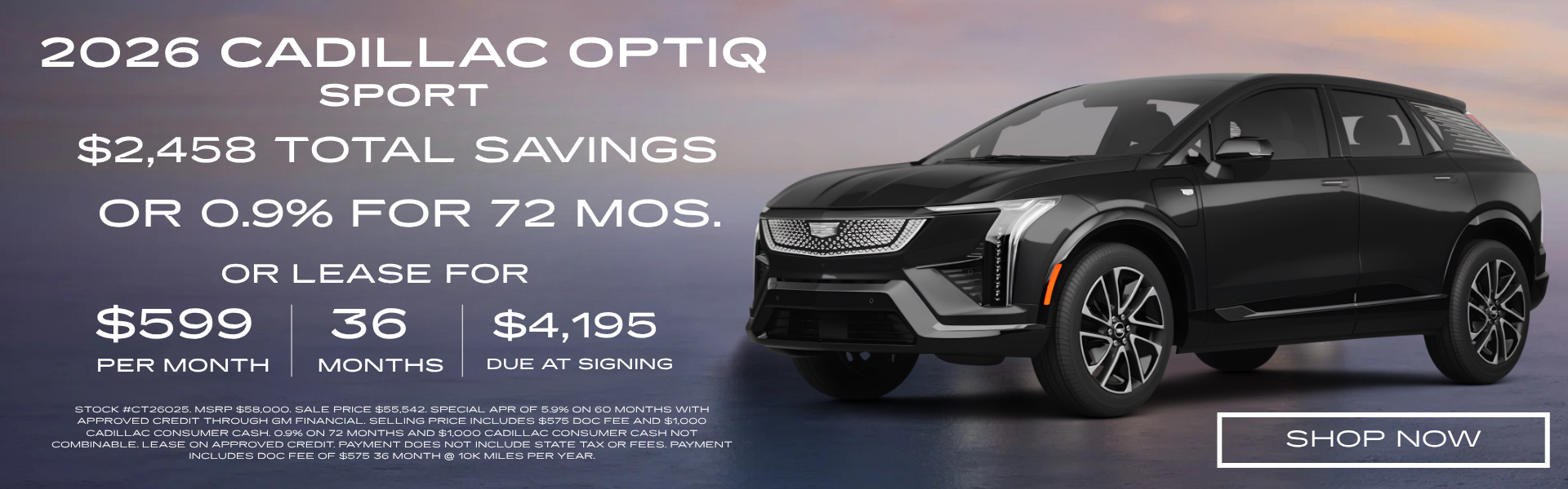 2026 Cadillac Optiq Sport