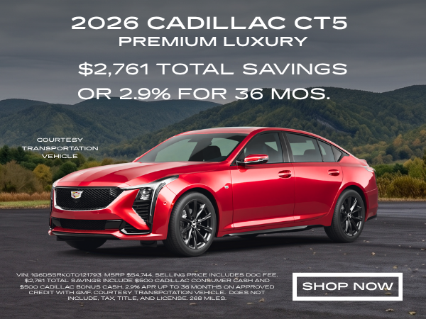 2026 Cadillac CT5