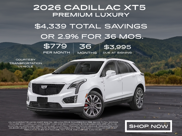 2026 Cadillac XT5 Premium Luxury