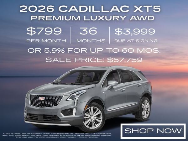 2026 Cadillac XT5