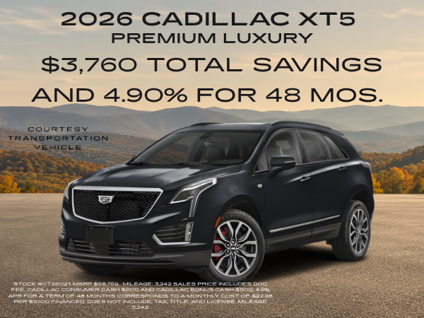 2026 Cadillac XT5