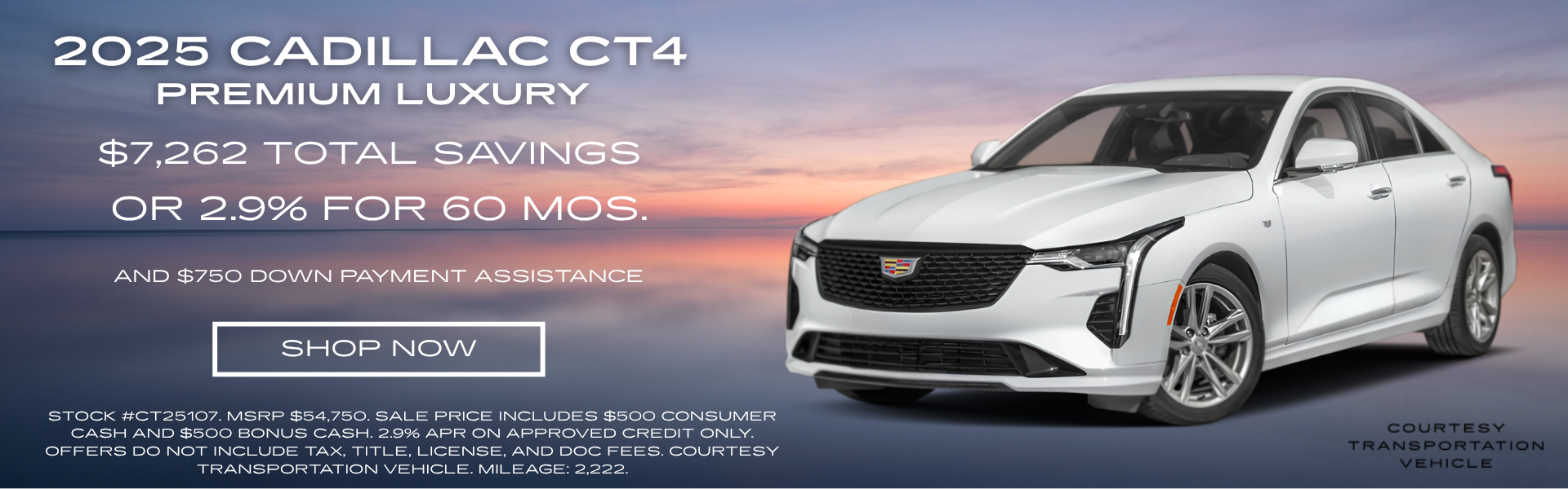 2025 Cadillac CT4