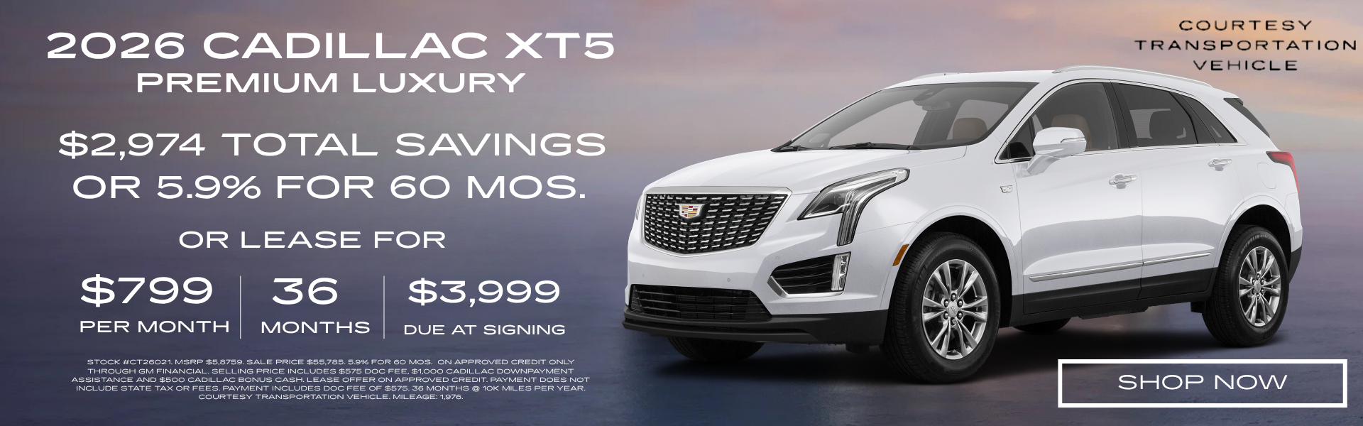 2026 Cadillac XT5