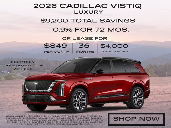 2026 Cadillac Vistiq