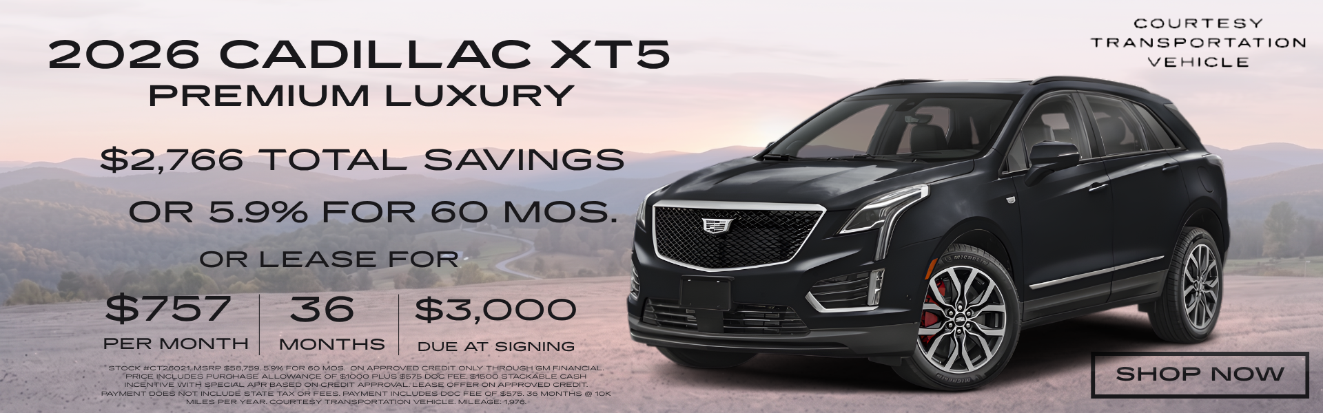 2026 Cadillac XT5